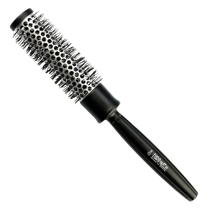 Euro Stil Escova Mango Plástico Térmico 24mm Ref. 00581