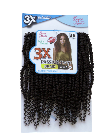 D.M PASSION TWIST BRAID 12'' 3X N1