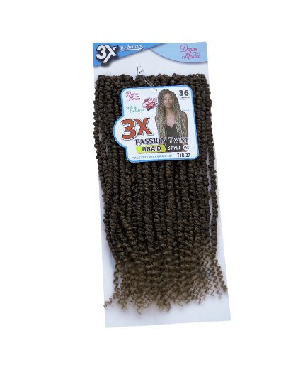 D.M PASSION TWIST BRAID 18'' 3X T1B/27