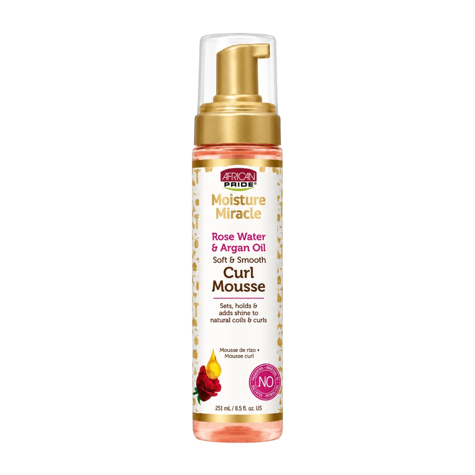 African Pride Moisture Miracle Curl Mousse 8.5OZ