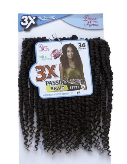 D.M PASSION TWIST BRAID 12'' 3X N1B