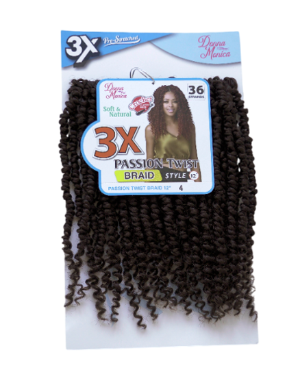 D.M PASSION TWIST BRAID 12'' 3X N4
