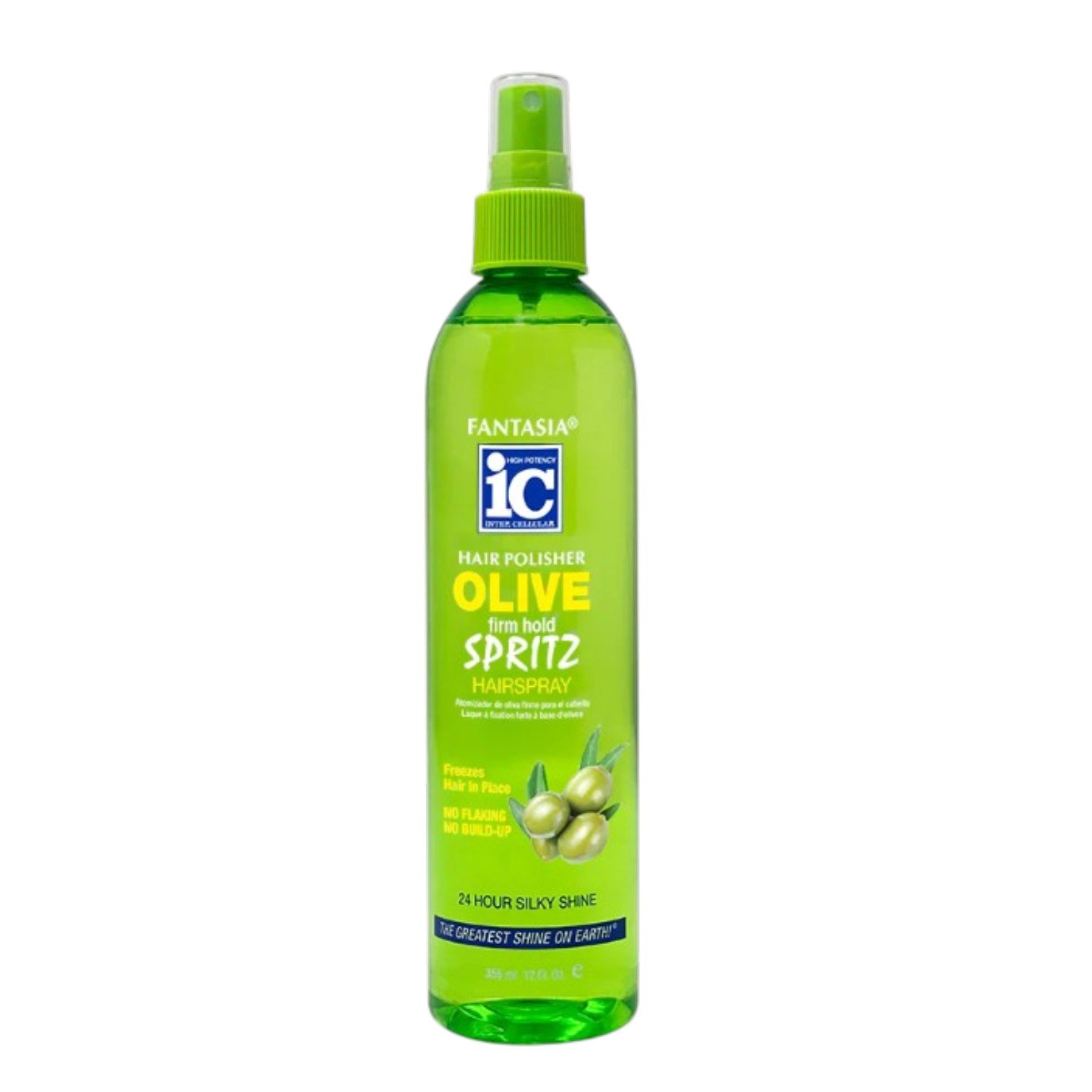 IC Hair Polisher Olive Firm Hold Spritz Hairspray