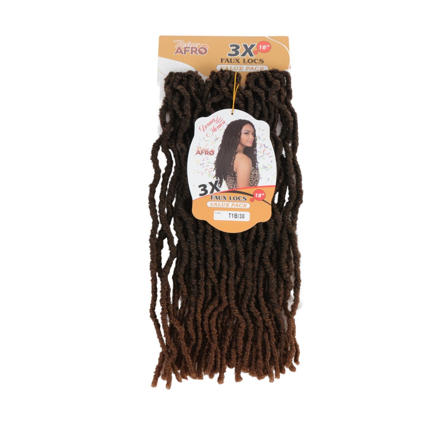 D.M Faux locs 18'' T1B/30