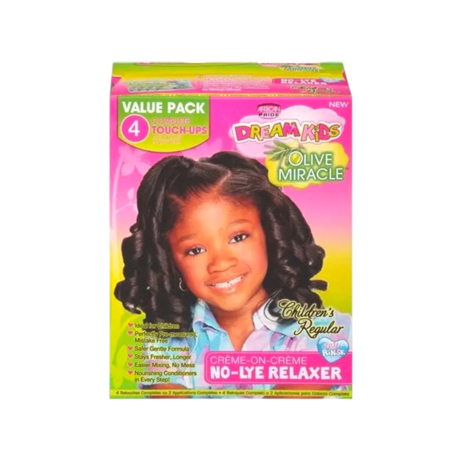 AP  Dream  Kids OM  4-Touch-Up  Relaxer Kit Regular