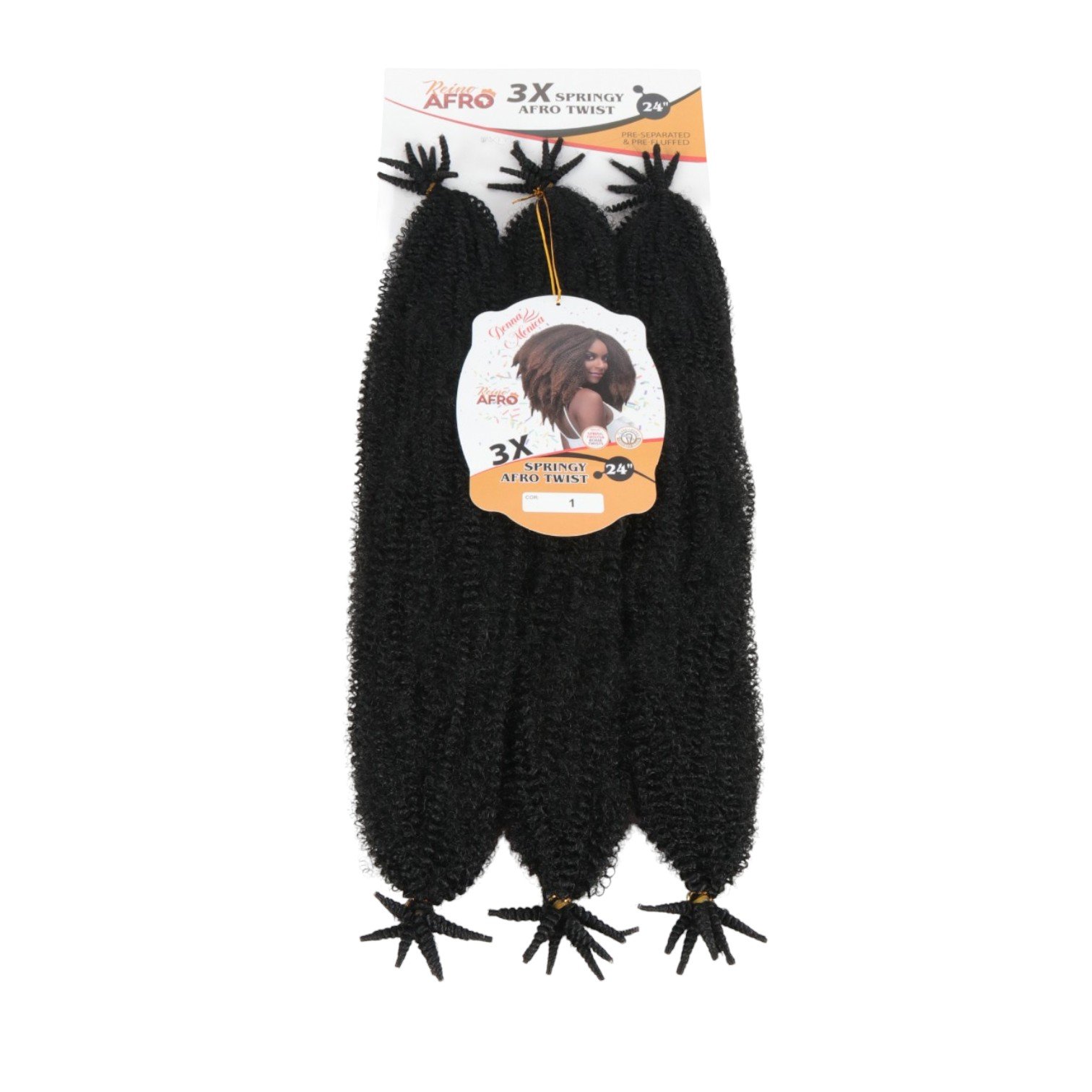 D.M 3X AFRO SPRING TWIST 24  N1