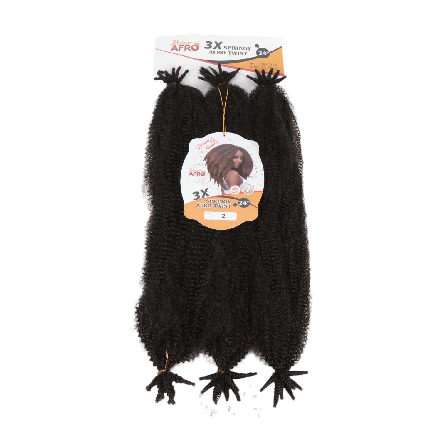D.M 3X AFRO SPRING TWIST 24 N2