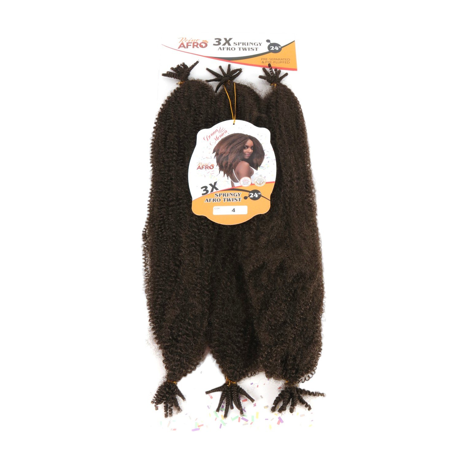 D.M 3X AFRO SPRING TWIST 24 N4