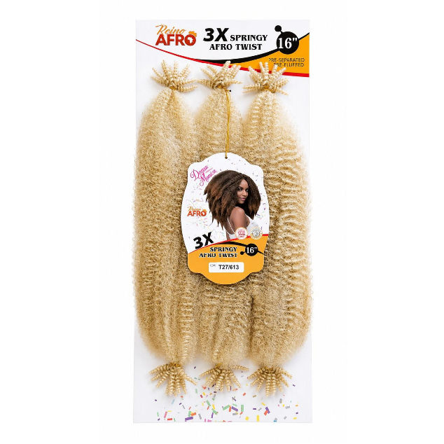 D.M 3X Afro Spring Twist 16'' - T27/613