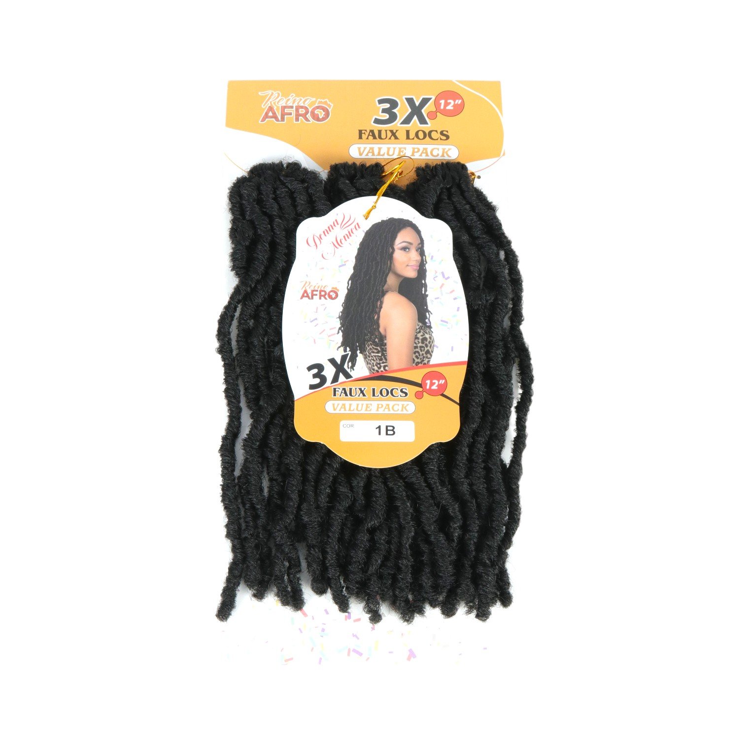 D.M 3X FAUX LOCS 12 N1B