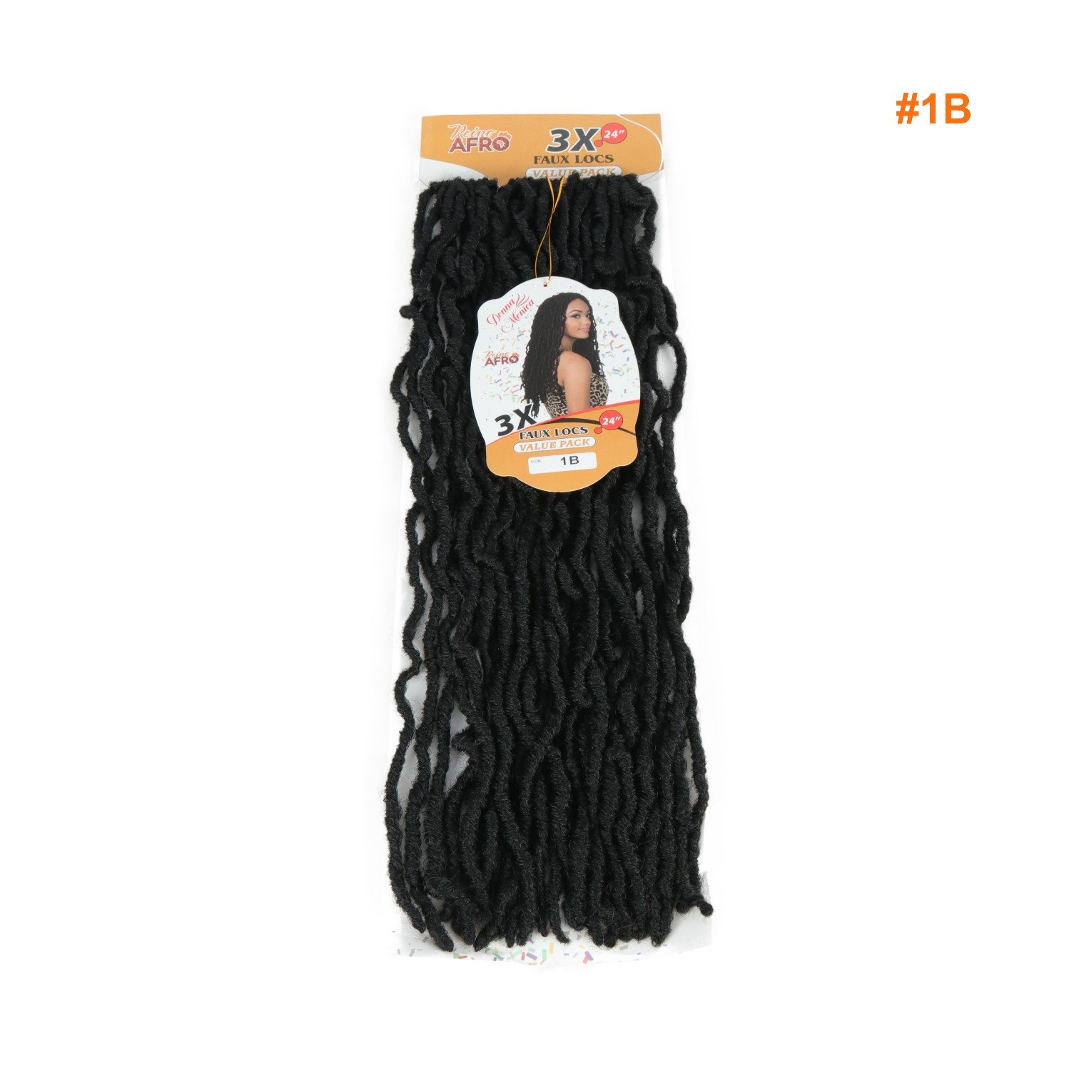 D.M 3X FAUX LOCS 24 N1B