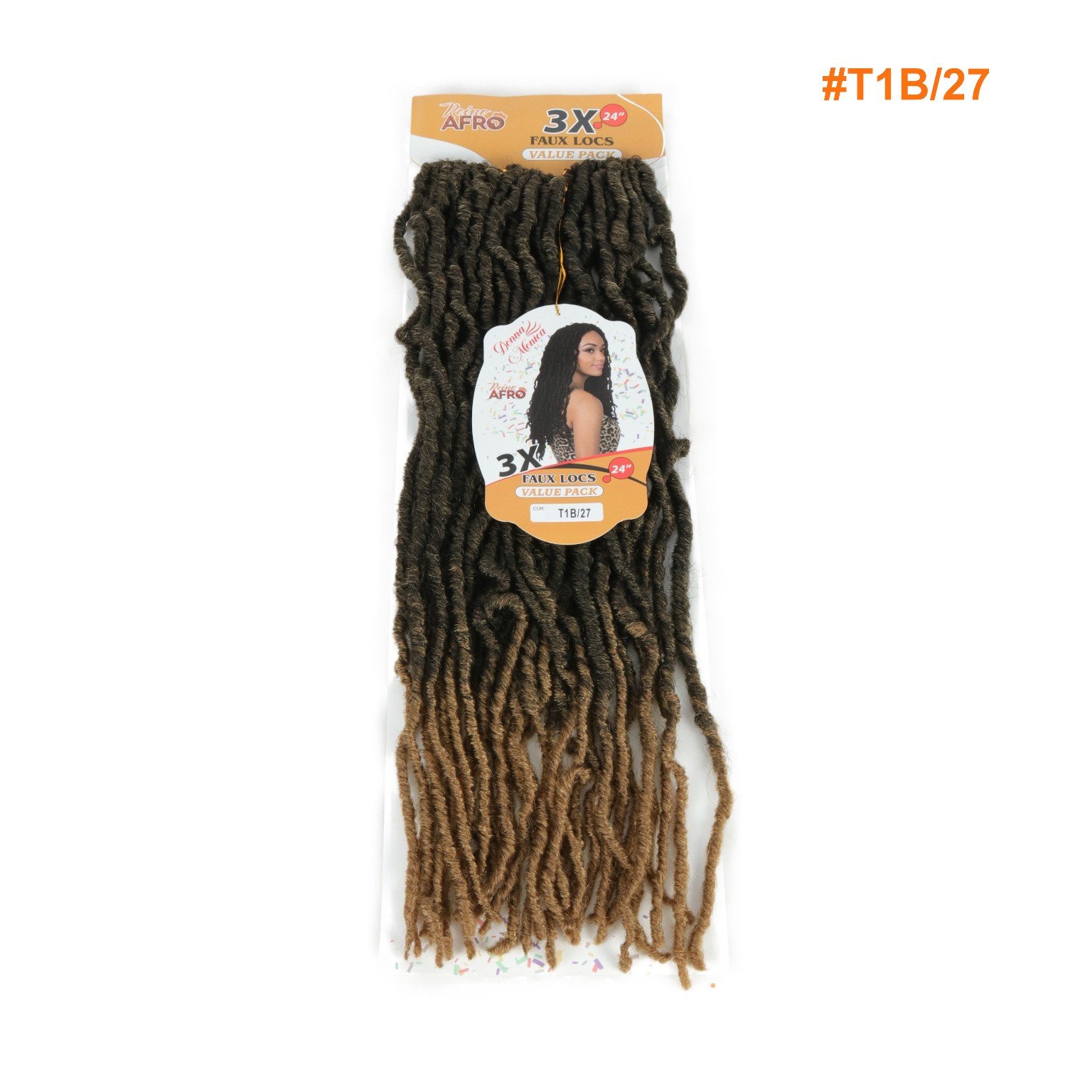 D.M 3X FAUX LOCS 24 T1B/27