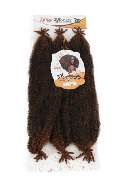 D.M 3X AFRO SPRING TWIST 24 T1B/30