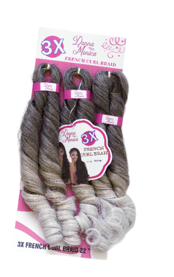D.M FRENCH CURL BRAID 22'' 3X T4/27/60