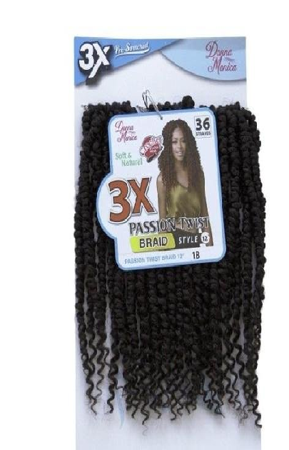 D.M PASSION TWIST BRAID 12'' 3X N1B