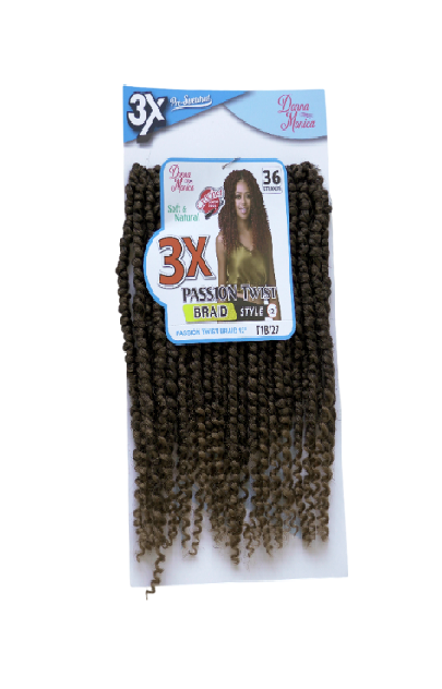 D.M PASSION TWIST BRAID 12'' 3X T1B/27