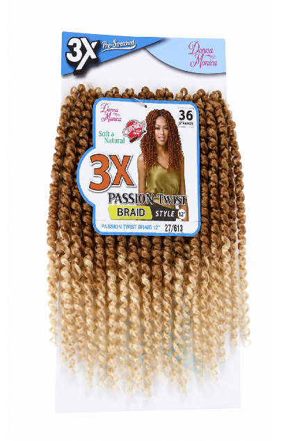 D.M PASSION TWIST BRAID 12'' 3X 27/613