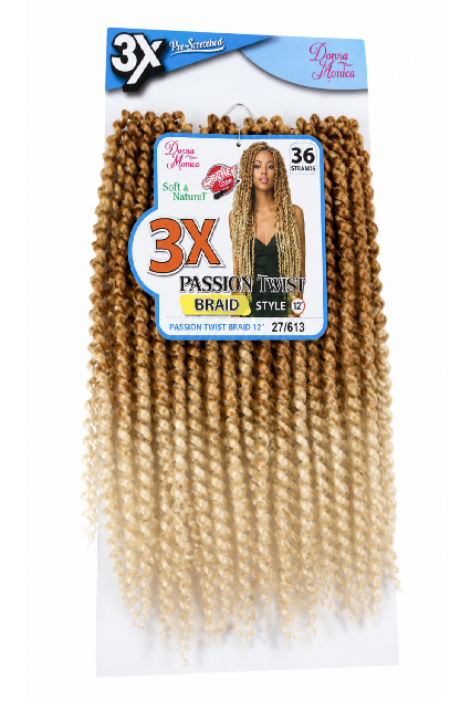 D.M PASSION TWIST BRAID 18'' 3X 27/613