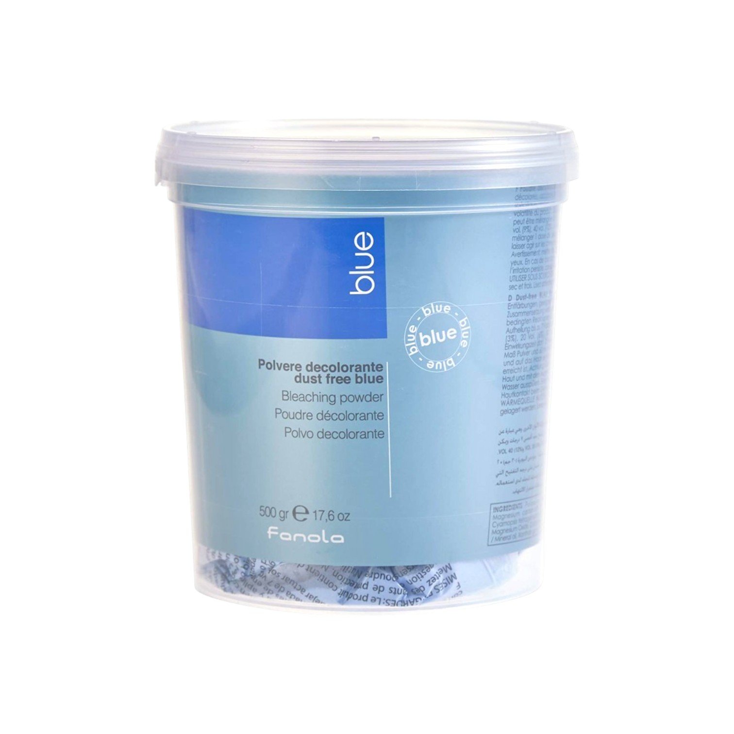 Po Descolarante Compacto Azul 500Gr Fanola