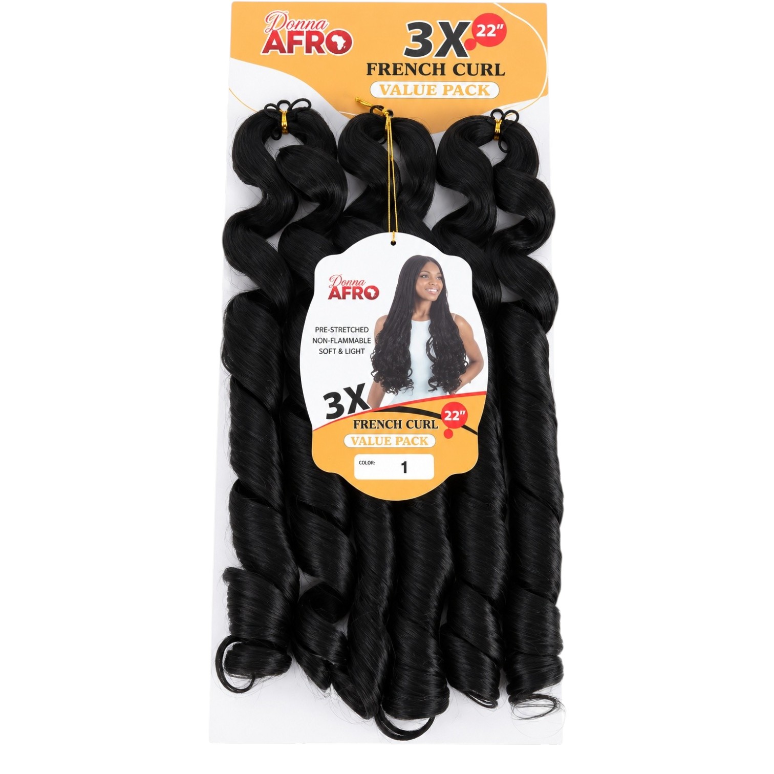 D.M FRENCH CURL BRAID 22'' 3X N1