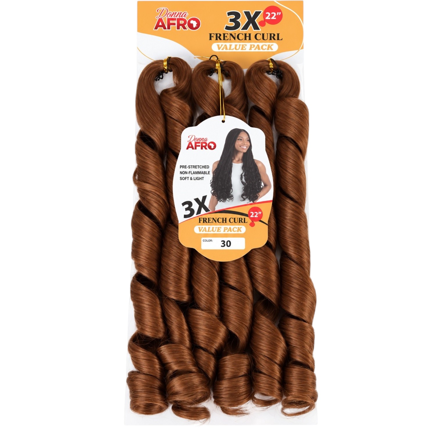 D.M  FRENCH CURL BRAID 22'' 3X N30