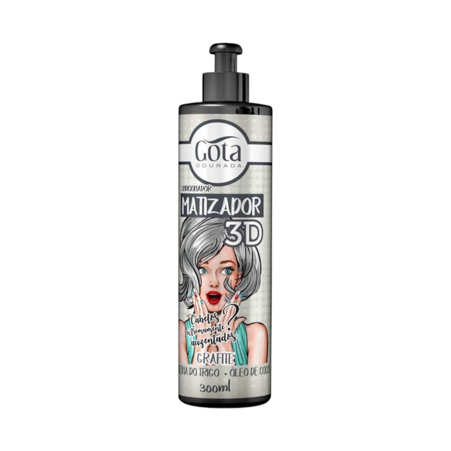 Gota Dourada MATIZADOR 3D - GRAFITE 300ml