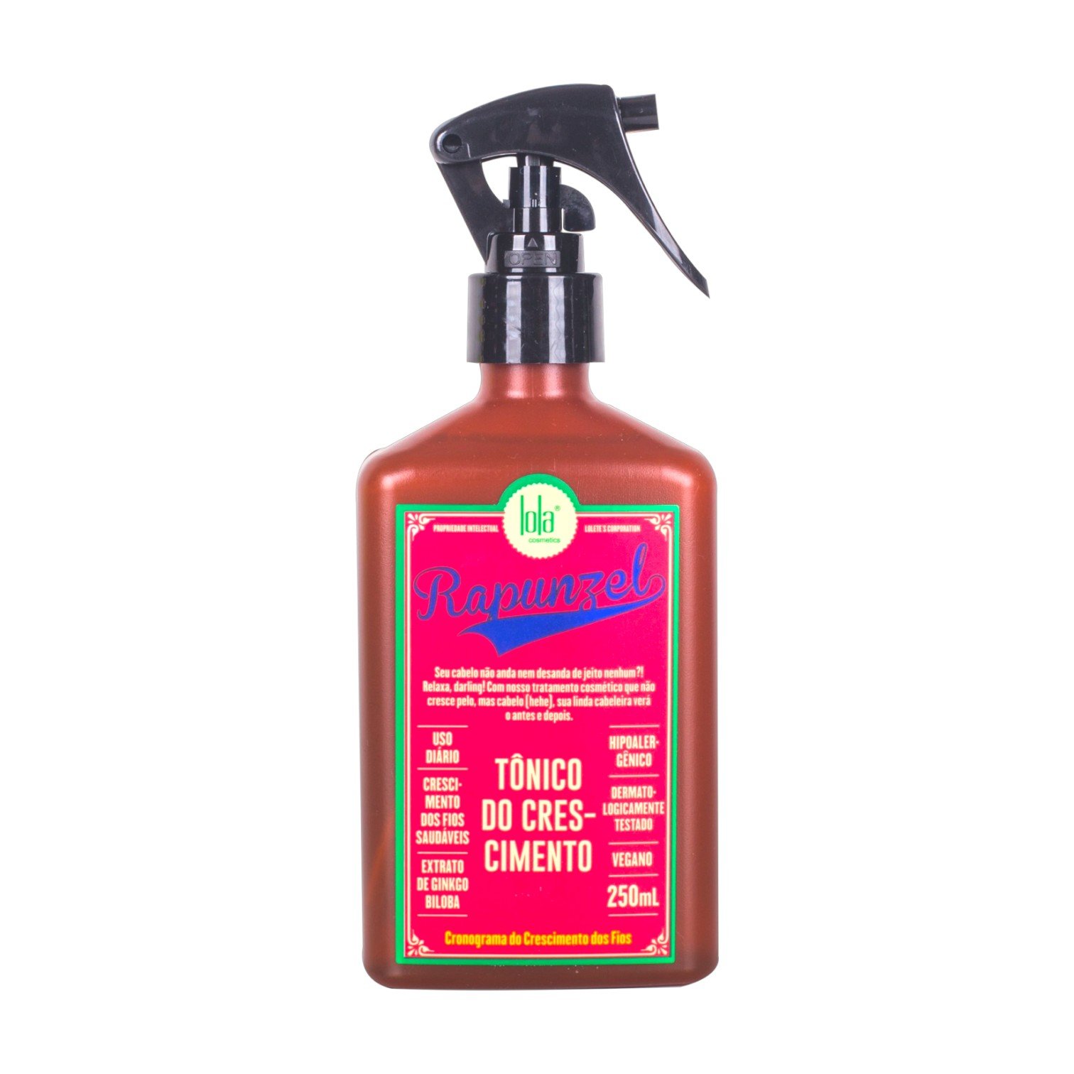 LOLA RAPUNZEL SPRAY TONICO DO CRESCIMENTO 250ML.