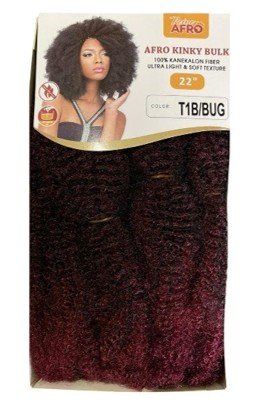 D.M Afro Kinky Bulk - T1B/BUG