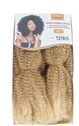 D.M Afro Kinky Bulk - T27/613
