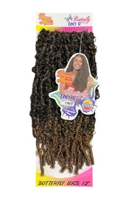 D.M Butterfly Locs 12'' T1B/27