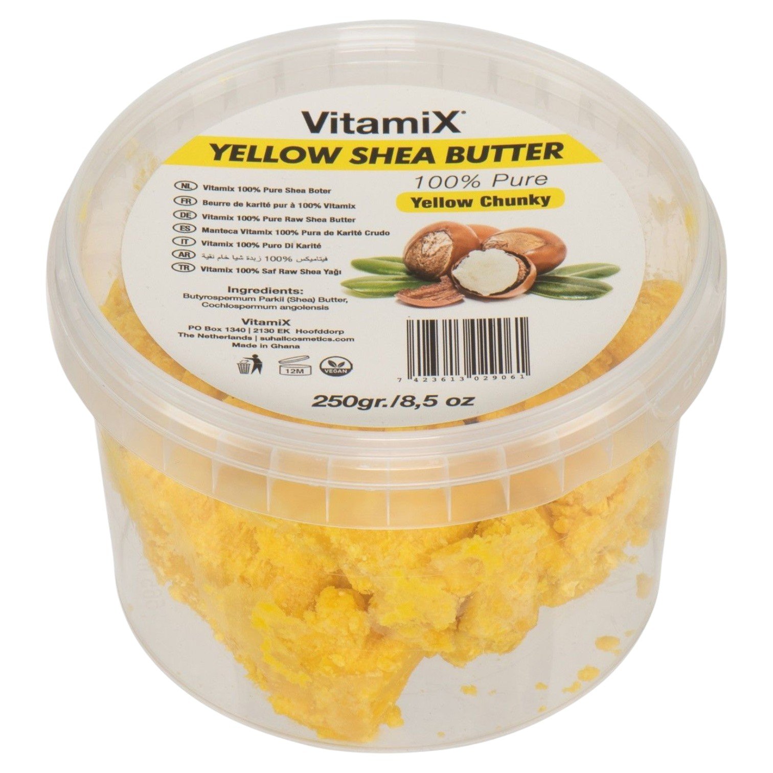 Vitamix 100 %  Pure Shea Butter Chunky Yellow 250gr