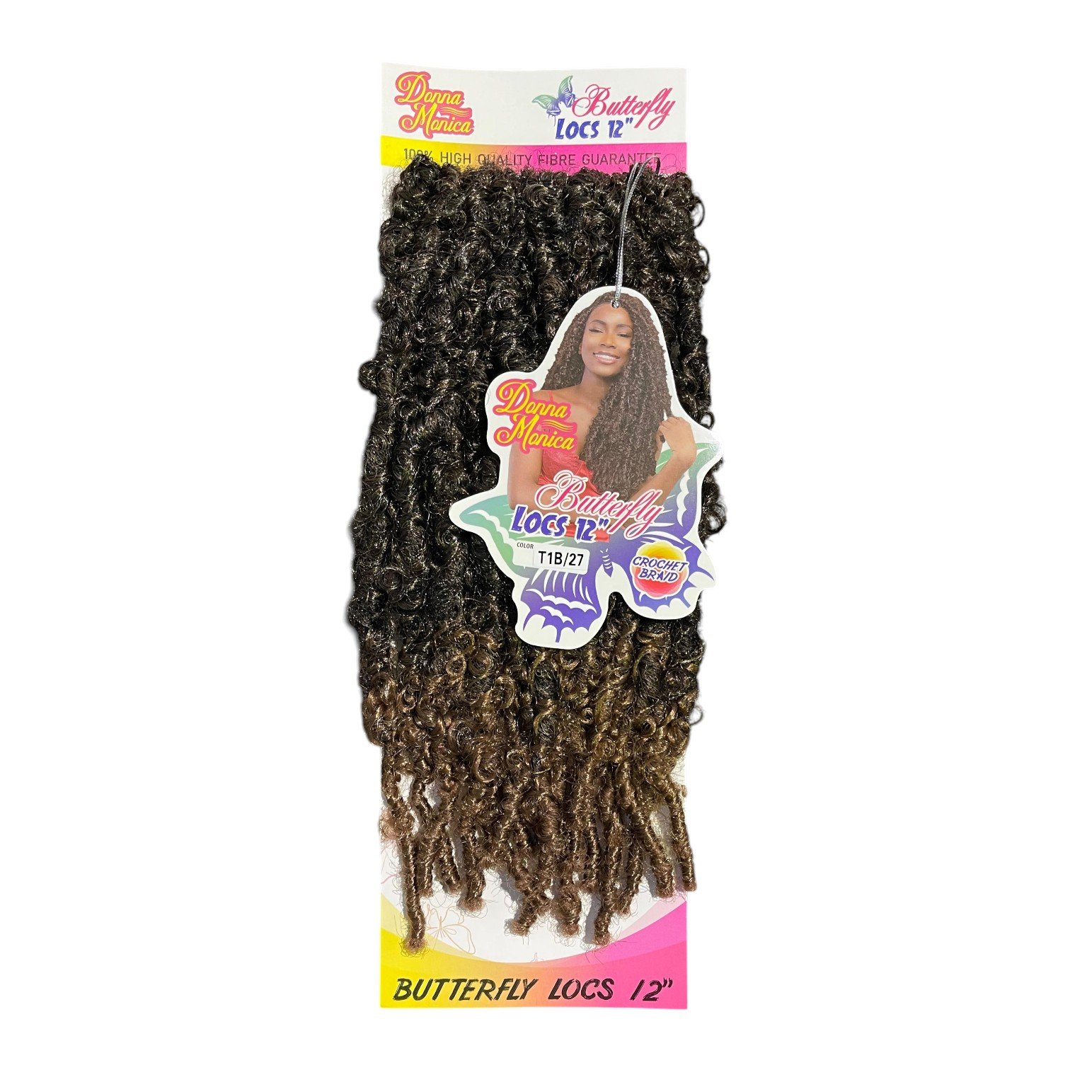 D.M Butterfly Locs 12'' T1B/27