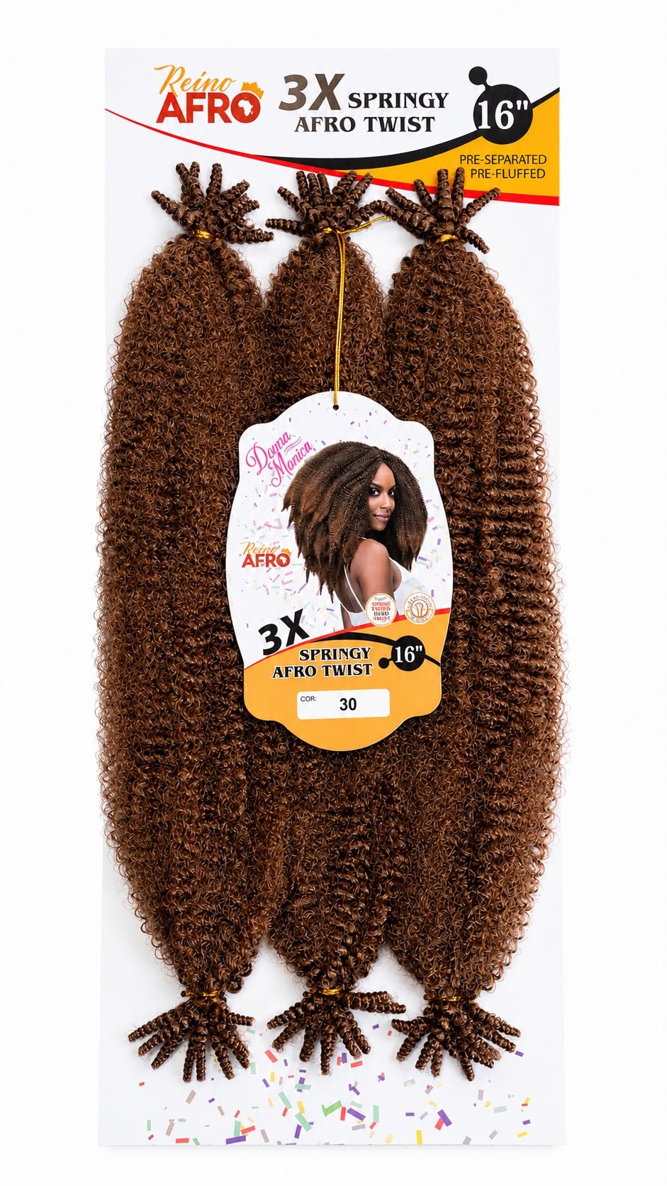 D.M 3X Afro Spring Twist 16'' - 30