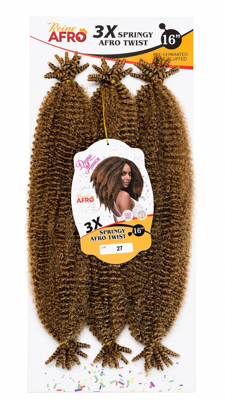 D.M 3X Afro Spring Twist 16'' - 27