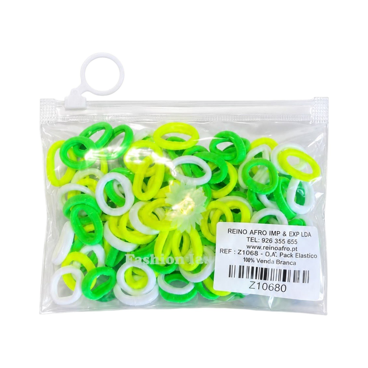 D.M Pack Elasticos Mix Verde/Branco