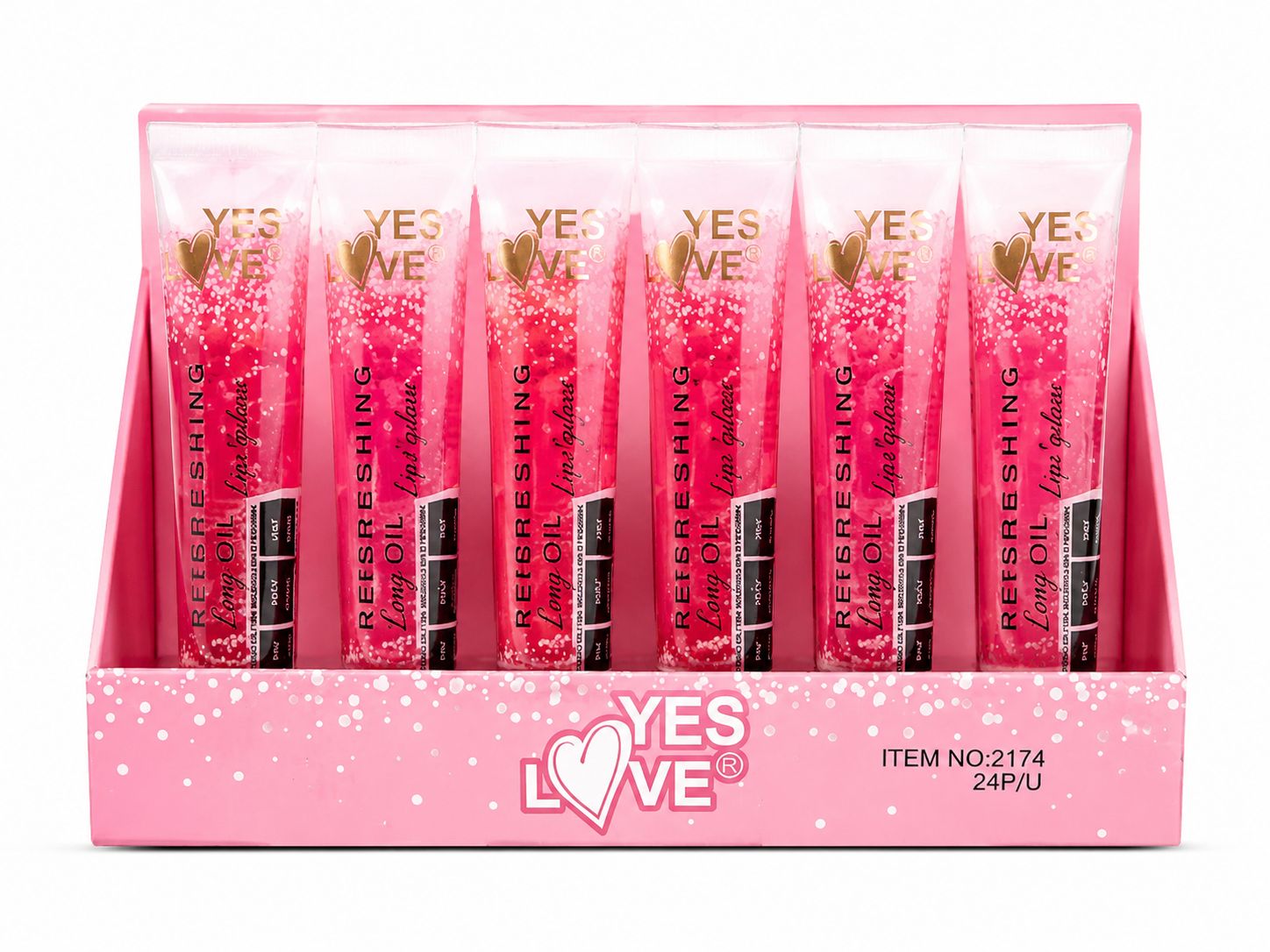 YES LOVE REFRESHING LIP OIL 24unid