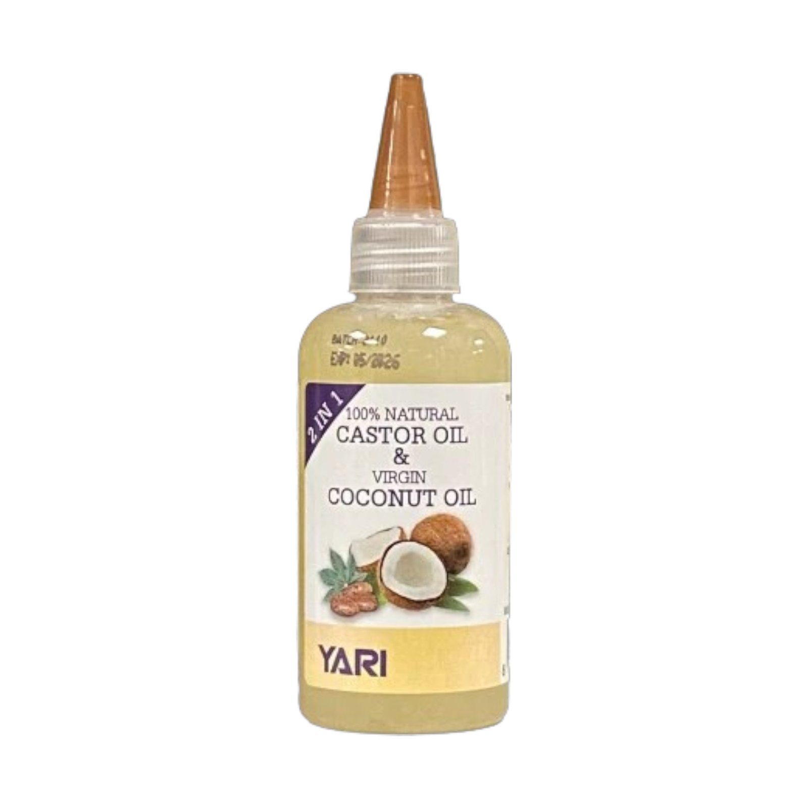 Yari 100% Natural Castor & Virgin Coconut Oil 105ml