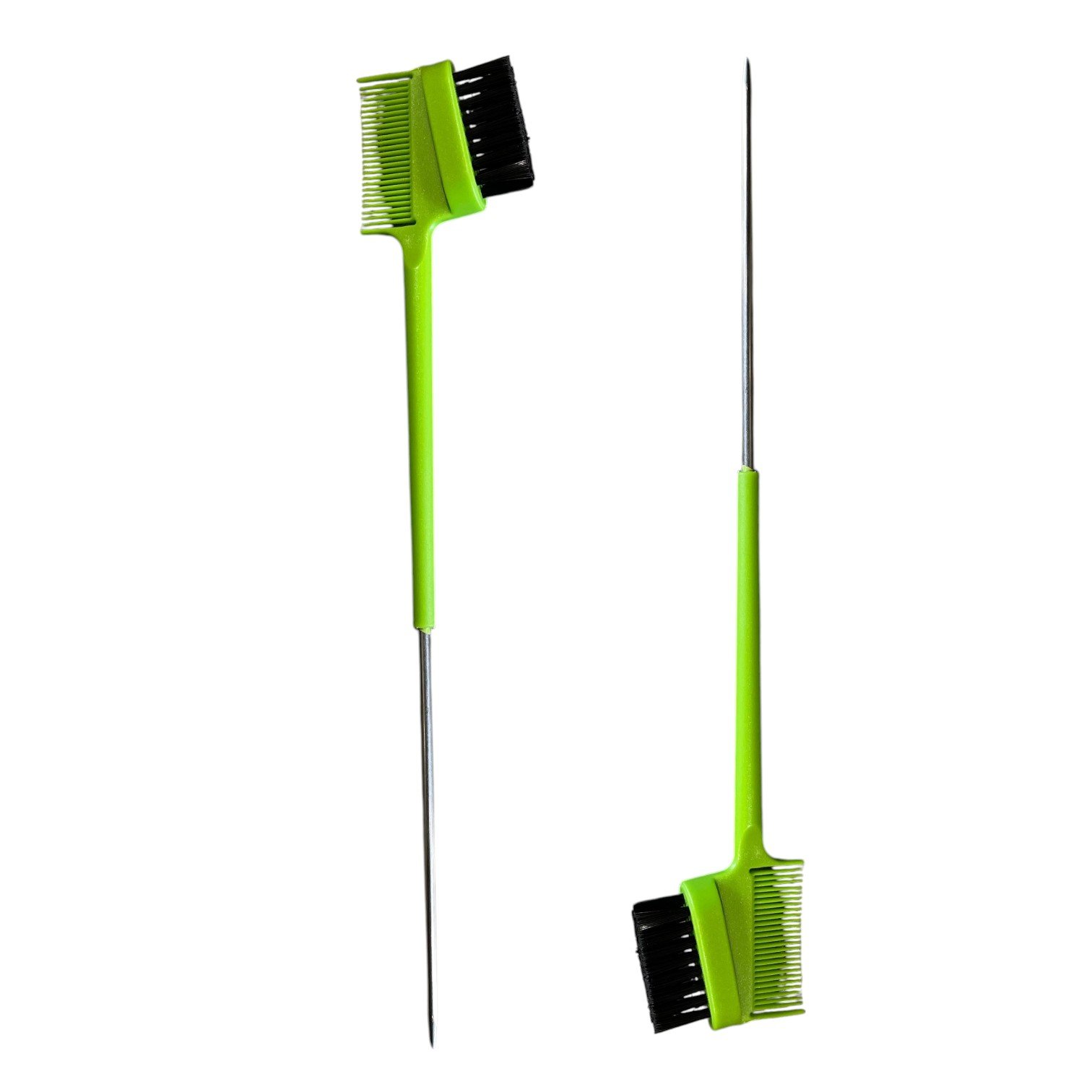 Escova Baby Hair Ponta de Ferro - Verde