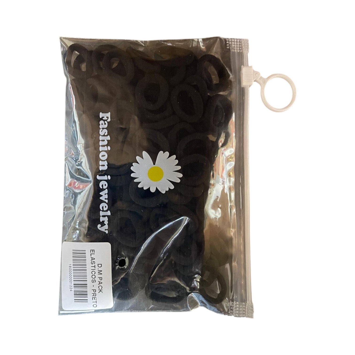 D.M Pack Elasticos Preto