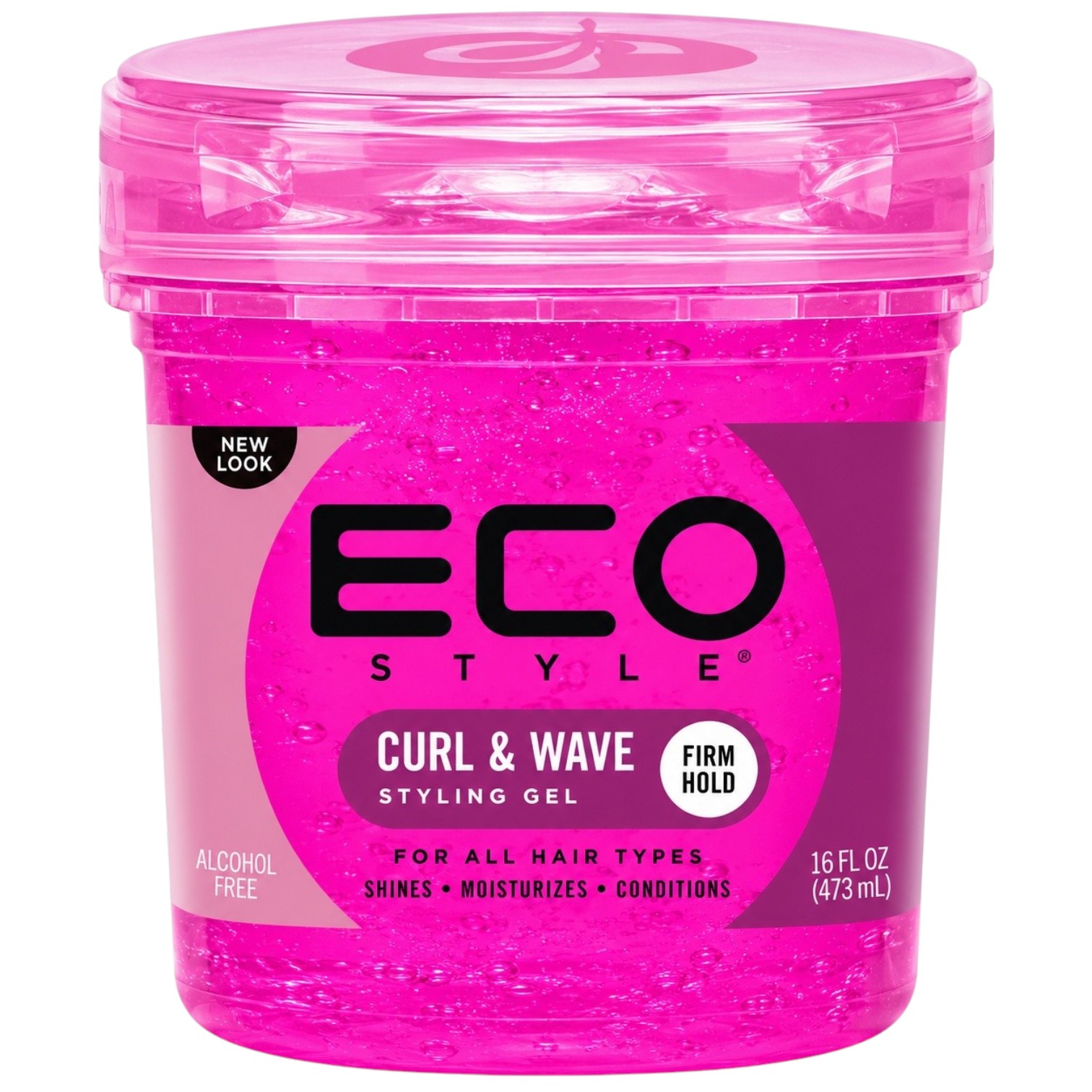EcoStyler Styling Gel Curl & Wave Pink 16 oz