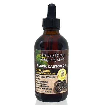 Jamaican M&L Black Castor Oil Extra Dark 4oz.
