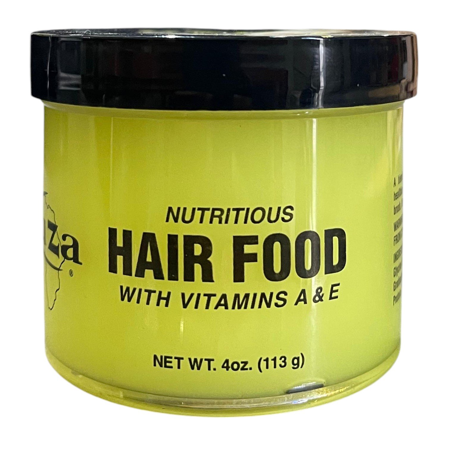 Kuza Hair Food 4oz 113g Yellow