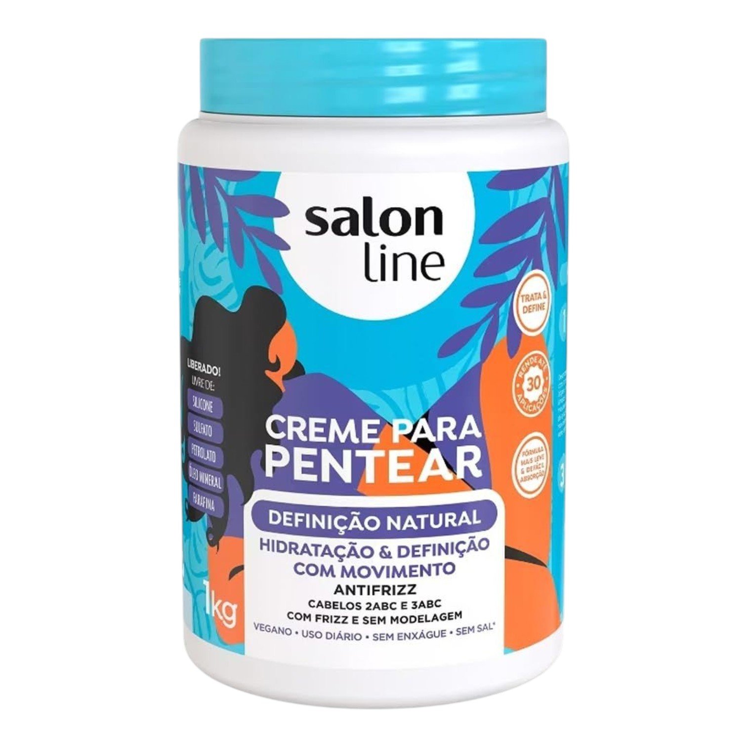 Salon Line - Creme Pentear Definição Natural 1 Kg