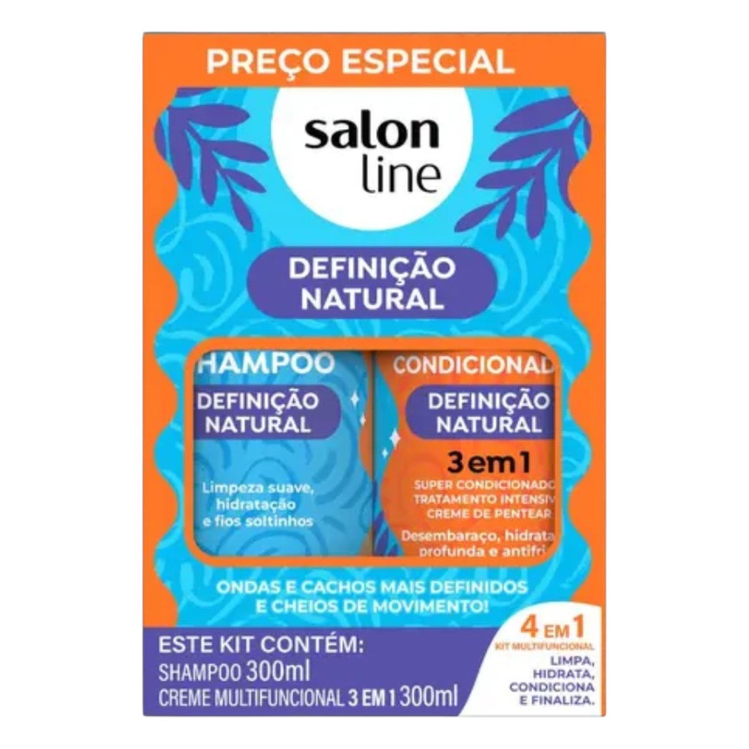 Salon Line - kit Definição Natural (Shampoo + Condicionador)