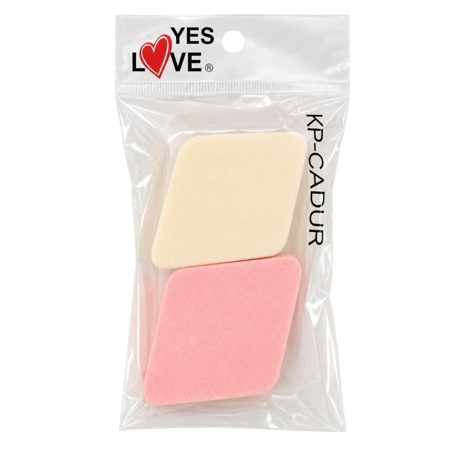 YES LOVE APLICADOR DE MAKEUP BEGE/PINK