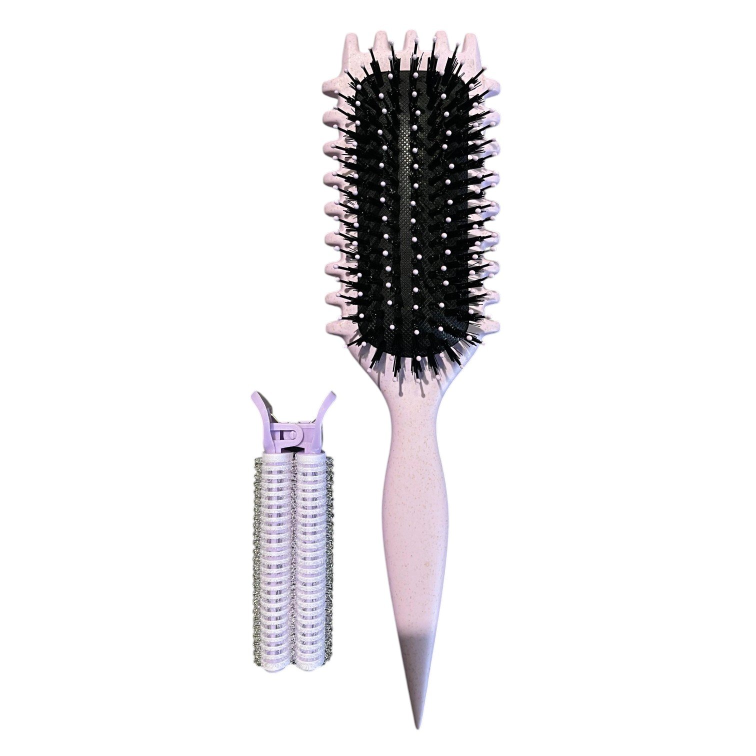 Curly Hair Brush Styling - Roxo